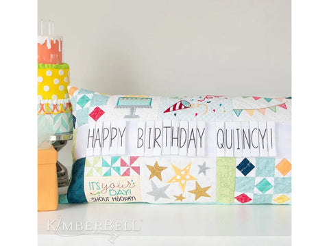 Kimberbell Shout Hooray! Bench Pillow Kit