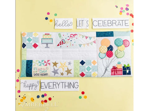 Kimberbell Shout Hooray! Bench Pillow Kit