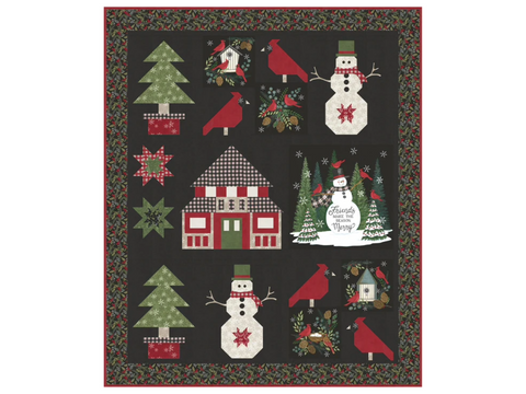 Winter Friends Quilt Fabric & Pattern Kit