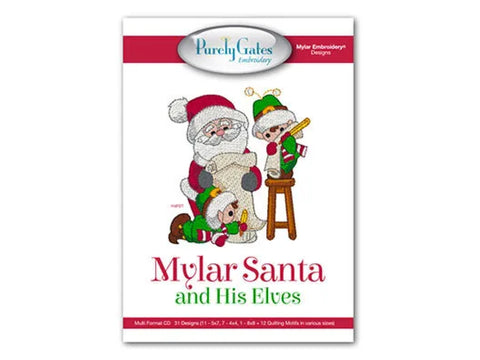 Purely Gates Mylar Santa and His Elves