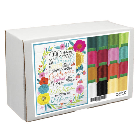 OESD Isacord Serenity Prayer Thread Kit