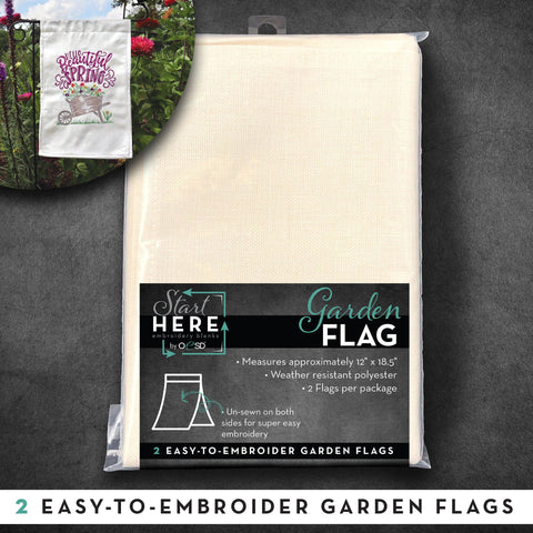 OESD Garden Flag 12"X18" 2Pk