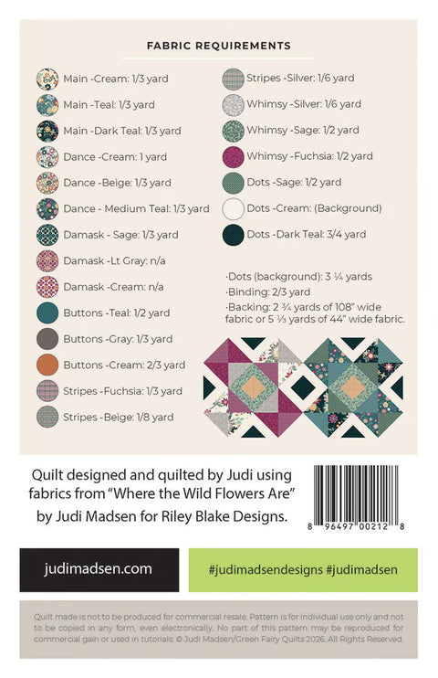 Judi Madsen Designs Dance Quilt Pattern