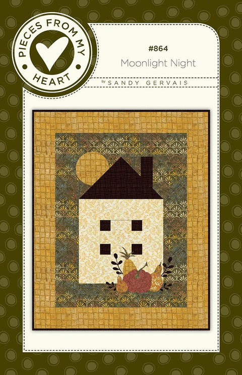 Moonlight Night Quilt Pattern by Sandy Gervais