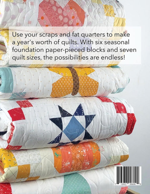 Leila Gardenia Seasonally Scrappy Quilt Pattern
