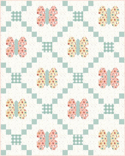 Leila Gardenia Seasonally Scrappy Quilt Pattern