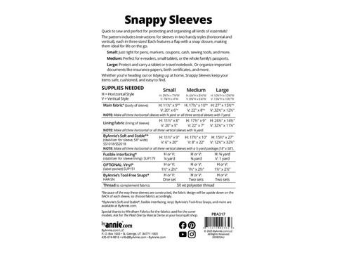 Snappy Sleeves