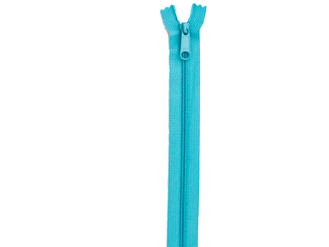30" Zipper - Parrot Blue