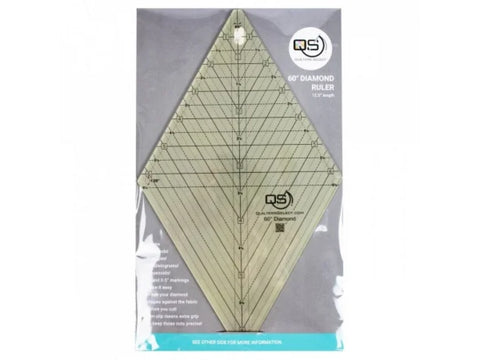 Quilters Select 60 Degree Diamond Quilting Ruler - 12.5" x 12.5"