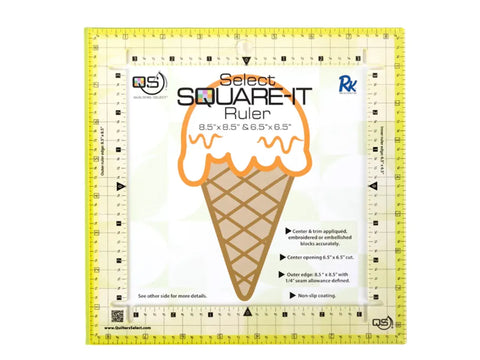Quilters Select Square It Quilting Ruler - 8.5"