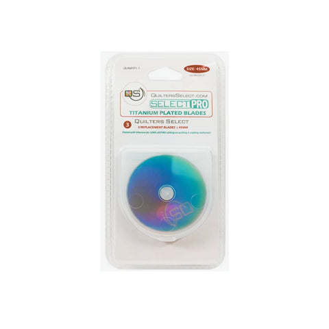Quilters Select Rotary Blades Titanium - 3pk