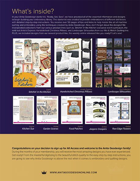 Anita Goodesign Ready Set Sew