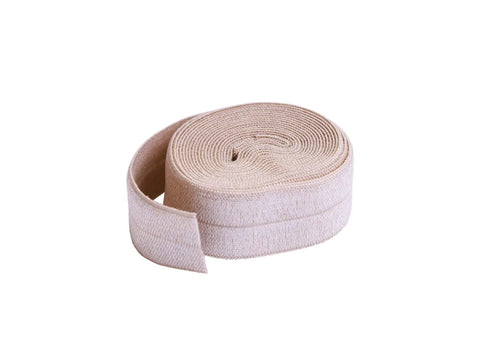 Fold-over Elastic - 20mm x 2yd - Natural