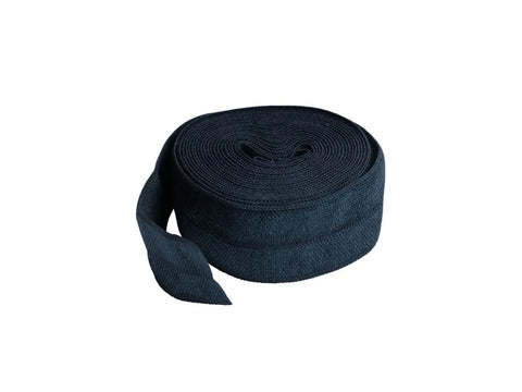 Fold-over Elastic - 20mm x 2yd - Navy