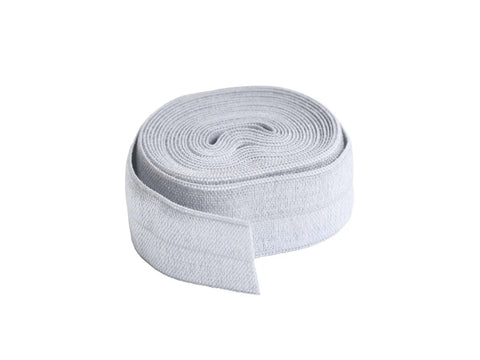 Fold-over Elastic - 20mm x 2yd - Pewter
