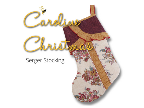 Caroline Christmas Stocking Serger Pattern