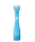 A light blue Clover Roll & Press tool with a white roller.