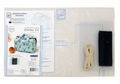 A June Tailor Insulated Lunchbox Tote kit with black zipper and straps.