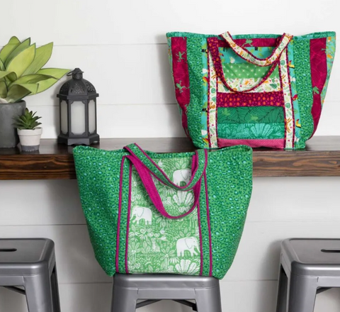 Charlotte Shopper Tote Quilt-As-You-Go Kit