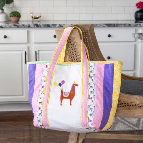 Charlotte Shopper Tote Quilt-As-You-Go Kit