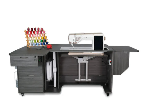Kangaroo Sydney Lite Dual Rail Electric Lift Sewing Cabinet