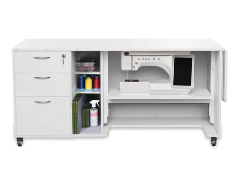 Kangaroo Sydney Dual Rail Electric Lift Sewing Cabinet