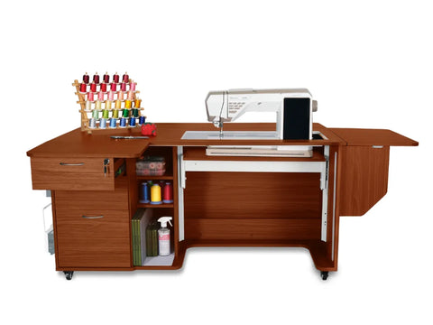 Kangaroo Sydney Dual Rail Electric Lift Sewing Cabinet