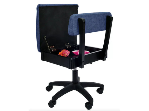 Arrow Duchess Blue Hydraulic Sewing Chair