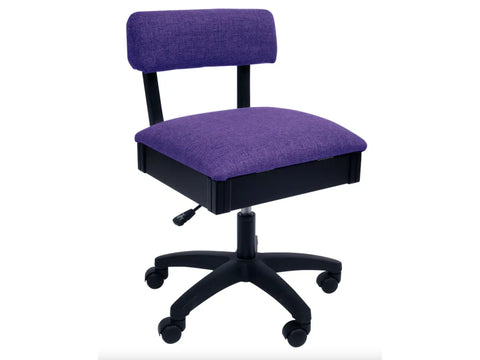 Arrow Royal Purple Hydraulic Sewing Chair