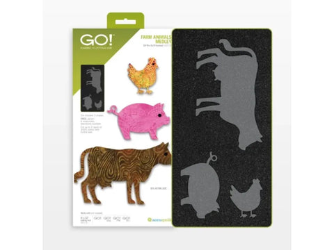 AccuQuilt GO! Farm Animals Medley