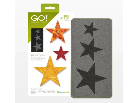 AccuQuilt GO! Star-2", 3", 4"
