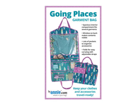 Going Places Garment Bag - By Annie Going Places Garment Bag - By Annie