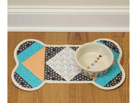 June Tailor Quilt As You Go Pet Placemat Dogs