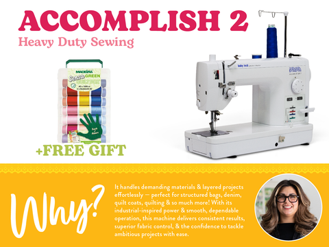 Baby Lock Accomplish 2 Straight Stitch Machine