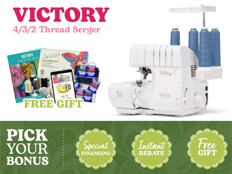 Baby Lock Victory 4/3/2 Thread Serger with JetAir™ Threading System