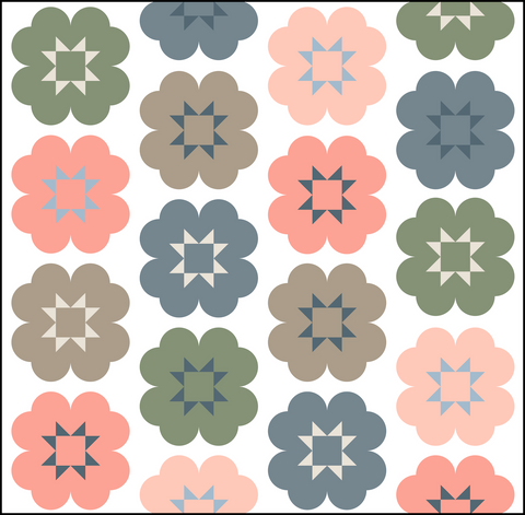 Star Bloom Quilt Pattern by Kiley's Quilt Room