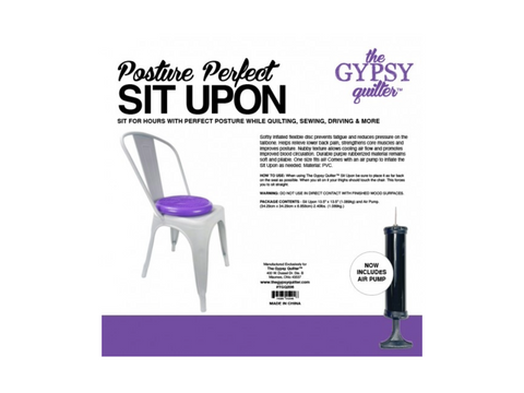 The Gypsy Quilter Sit Upon with Pump