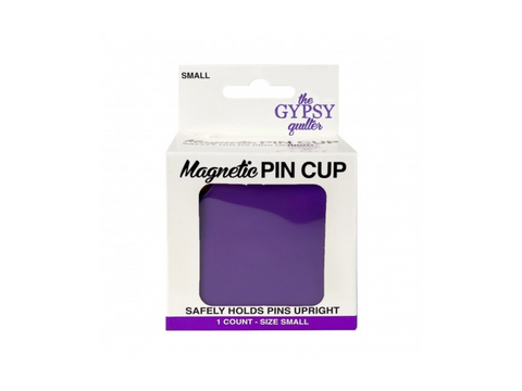 The Gypsy Quilter Small Magnetic Pin Cup - Purple
