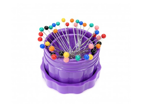 The Gypsy Quilter Small Magnetic Pin Cup - Purple