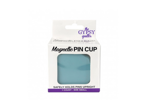 The Gypsy Quilter Small Magnetic Pin Cup - Blue