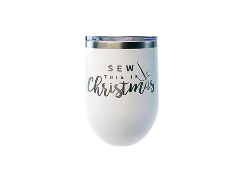 Christmas Themed 12oz Insulated Tumbler
