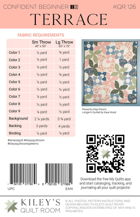 Terrace Quilt Pattern by Kiley's Quilt Room