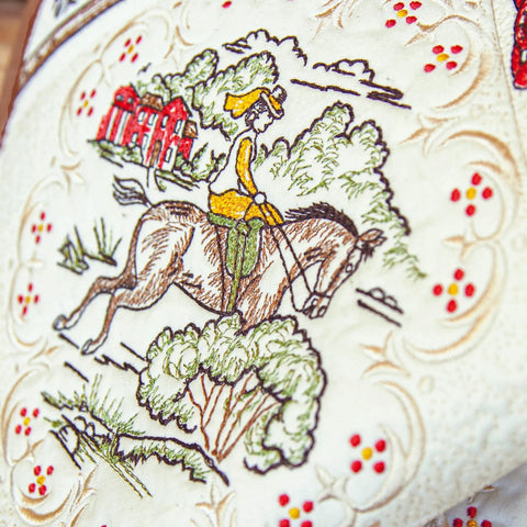 Anita Goodesign Vintage Equestrian Quilt