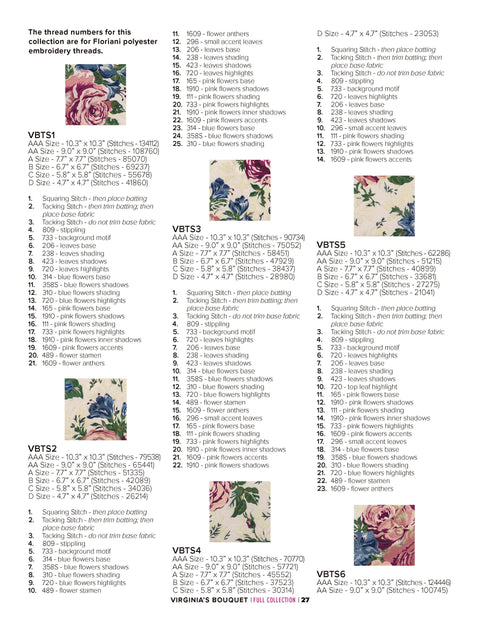 Anita Goodesign Virginia's Bouquet
