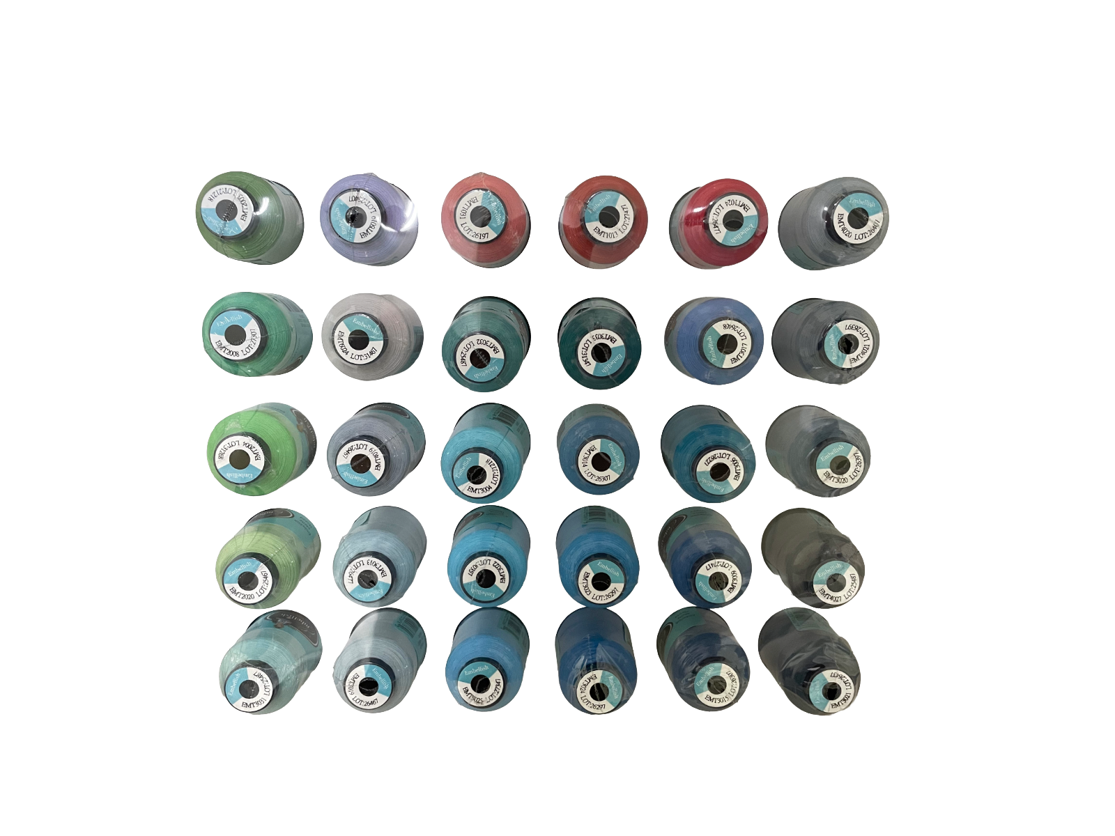Embellish Holiday Thread Set Blue - 30 Spool Set – B-Sew Inn