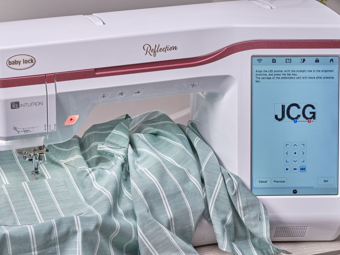 NEW! Baby Lock Reflection Embroidery Machine – B-Sew Inn