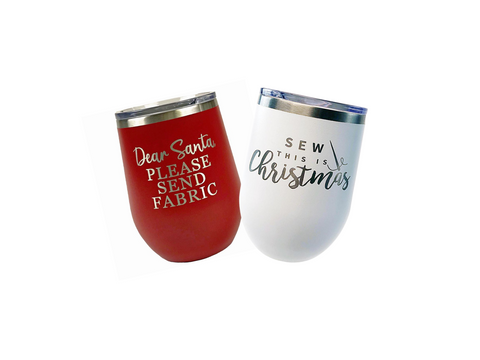 Christmas Themed 12oz Insulated Tumbler