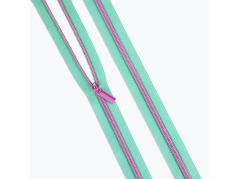 Tula Pink Nylon Coil Zipper #5 - Raindrop