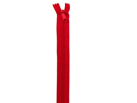 30" Zipper - Atom Red