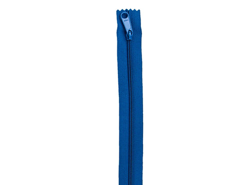 30" Zipper - Blastoff Blue